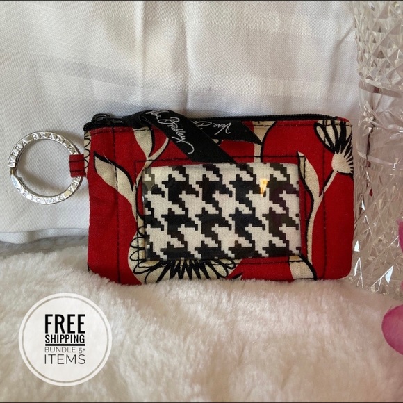 Vera Bradley Handbags - Vera Bradley Zip ID Case/Coin Purse Key Ring